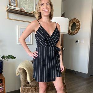 Black and White Mini Dress